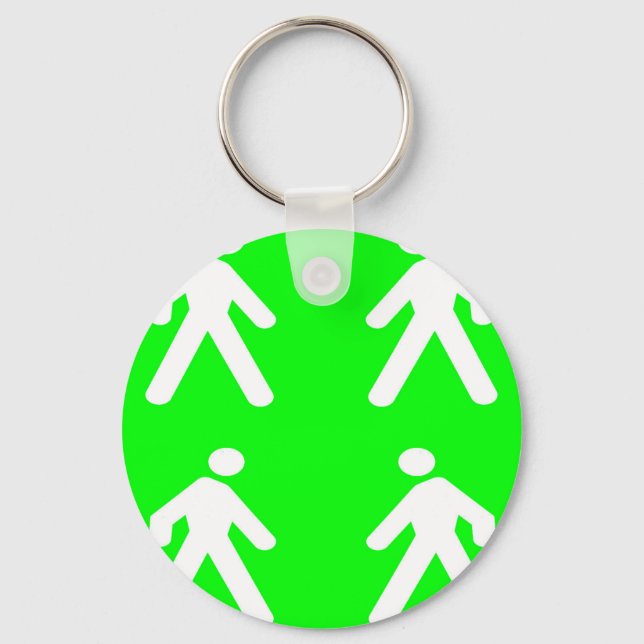 Chaveiro Caminhe no verde (Frente)