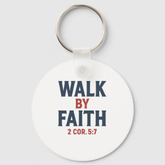 Chaveiro Caminhe pela Fé 2 Cor 5:7
