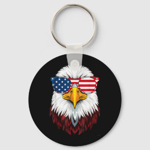 Chaveiro Camisa Águia Patriótica Bandeira Americana Homens