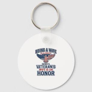 Chaveiro Camisa Águia Patriótica Honra Esposa de Veterano