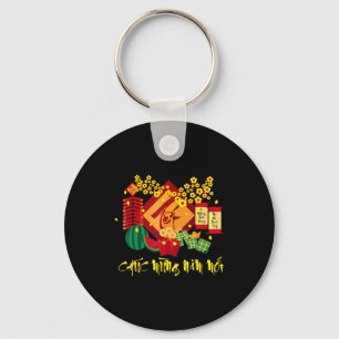 Chaveiro Camisa Ano Novo Lunar Vietnamês Feliz Chuc Mung