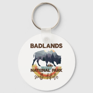 Chaveiro Camisa Badlands South Dakota Parque Nacional Sd Hi