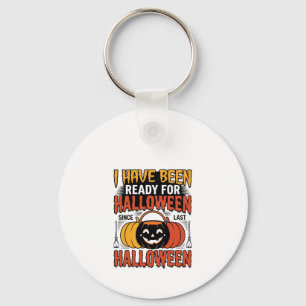 Chaveiro Camisa Balde de Doces Pronta para o Halloween Vint
