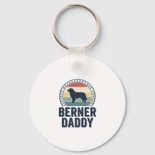 Chaveiro Camisa Berner Daddy Vintage Dog Dad Vector Design_