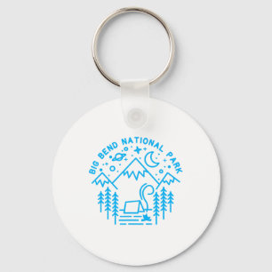 Chaveiro Camisa Big Bend National Park Camping Arte Linear 
