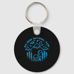 Chaveiro Camisa Big Bend National Park Camping Arte Linear