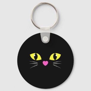 Chaveiro Camisa Cara de Gato Preto _ Gato Preto Fácil Crian