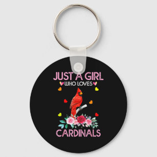 Chaveiro Camisa Cardinal Bird Para Mulheres Só Uma Garota Q