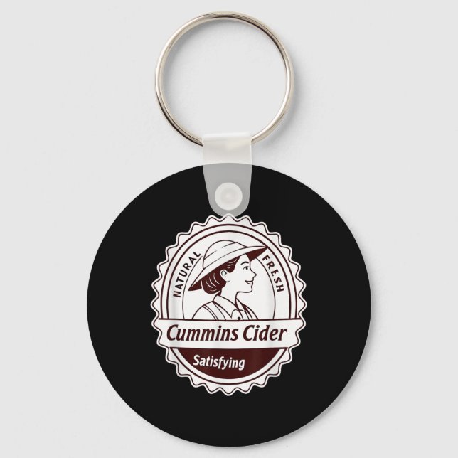 Chaveiro Camisa Cider Cummins - Presente de Piada Engraçada (Frente)