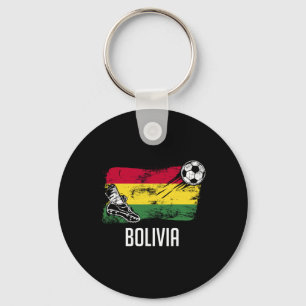 Chaveiro Camisa da bandeira da Bolívia Time de futebol boli