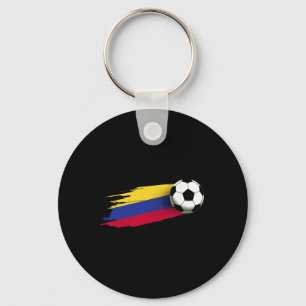 Chaveiro Camisa da Bandeira da Colômbia Time de Futebol Col