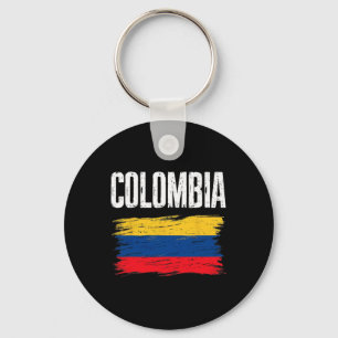 Chaveiro Camisa da Bandeira da Colômbia Time de Futebol Col