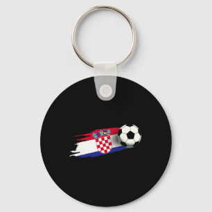 Chaveiro Camisa da Bandeira da Croácia Time de Futebol Croa