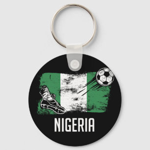 Chaveiro Camisa da bandeira da Nigéria Time de futebol nige