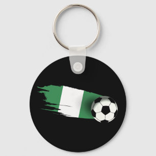 Chaveiro Camisa da bandeira da Nigéria Time de futebol nige