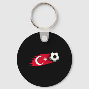 Chaveiro Camisa da Bandeira da Turquia Time de Futebol Turc