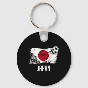 Chaveiro Camisa da Bandeira do Japão Time de Futebol Japonê