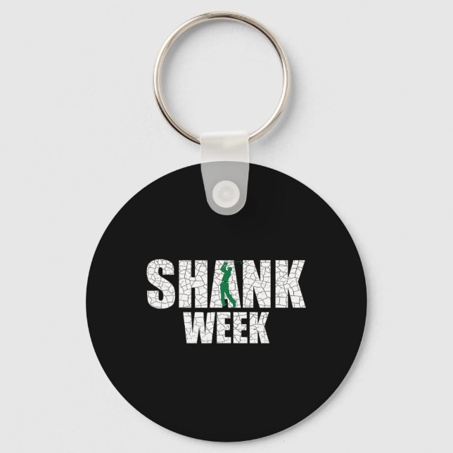 Chaveiro Camisa da Semana do Golfe Shank, Golfe Divertido (Frente)
