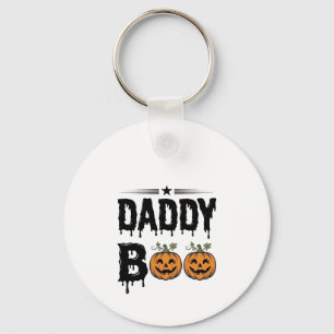Chaveiro Camisa de Abóbora de Halloween Vintage Daddy Boo D