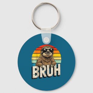 Chaveiro Camisa de Amantes de Preguiça Lover Bruh Sloth