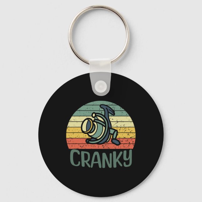 Chaveiro Camisa De Aranha Engraçada Para Pescadores Crankad (Frente)