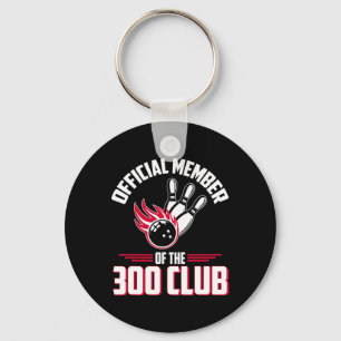 Chaveiro Camisa de Boliche 300 Clube de 300 Membros Camisa