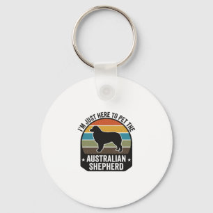 Chaveiro Camisa de Cachorro Vintage Amante de Australian Sh