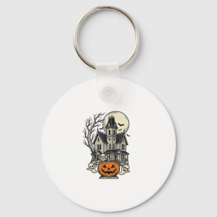 Chaveiro Camisa de Casa Assombrada Gravura Vintage Hallowee