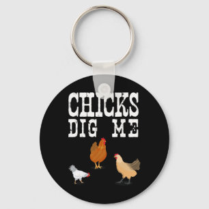 Chaveiro Camisa de Criador de Frango Camisas engraçadas de