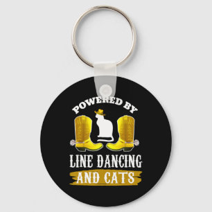 Chaveiro Camisa De Dança De Linha Engraçada Gato Pover Coun