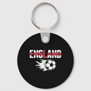 Chaveiro Camisa de Fã de Futebol da Inglaterra - Bandeira I