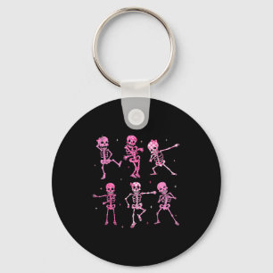 Chaveiro Camisa de Fantasia de Halloween de Esqueleto Dança