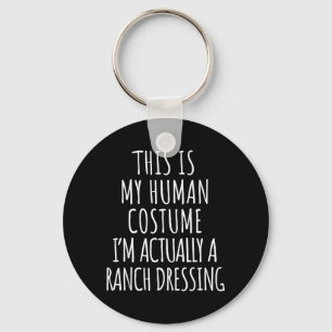 Chaveiro Camisa de Fantasia de Molho Ranch Funny Halloween