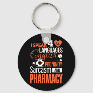 Chaveiro Camisa de Farmácia Engraçada CPhT Farmacêutico Téc