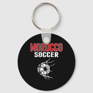 Chaveiro Camisa de Fãs de Futebol de Marrocos - Apoie o Fut