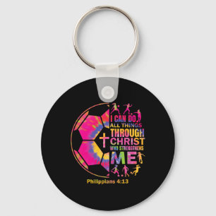 Chaveiro Camisa de Futebol Cristã para Meninas Adolescentes