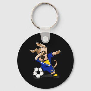 Chaveiro Camisa de Futebol da Bósnia e Herzegovina Futebol