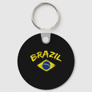 Chaveiro Camisa de Futebol da Seleção Nacional do Brasil co