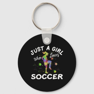 Chaveiro Camisa de futebol fofa para meninas, apenas uma me