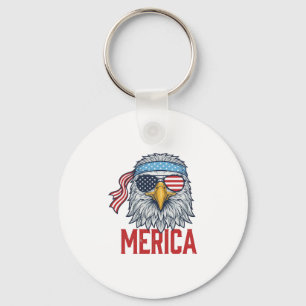 Chaveiro Camisa de Gravura Vintage Águia Patriótica Merica 