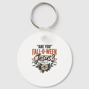 Chaveiro Camisa de Gravura Vintage de Jesus Fall-O-Ween Cri