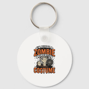 Chaveiro Camisa de Halloween de Fantasia de Zumbi Vintage D