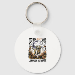 Chaveiro Camisa de Halloween Labrador Vintage Gráfica de Mã