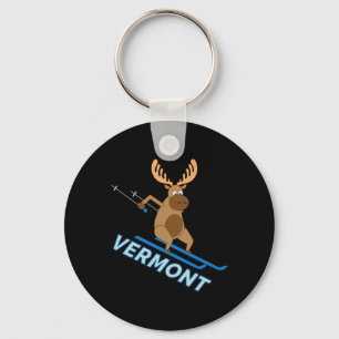 Chaveiro Camisa de Inverno de Esquiação de Vermont Vt Alce