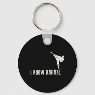 Chaveiro Camisa de Karate Eu Sei Karate Presente Legal de A