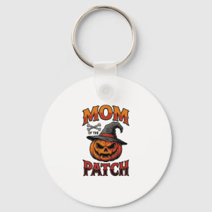 Chaveiro Camisa de Mãe de Halloween Abóbora Ossos Arte Vint