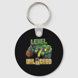 Chaveiro Camisa de Menino de Aniversário Nível 7 Desbloquea