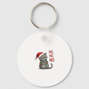 Chaveiro Camisa de Natal de Gato Crianças Festa Divertida d