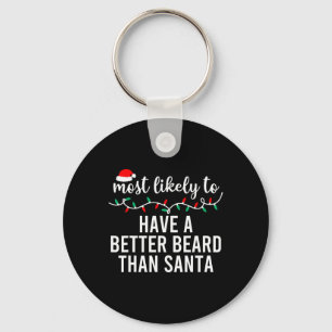 Chaveiro Camisa de Natal Mais Provável Para Combinar com Fa
