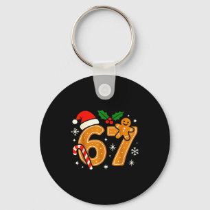 Chaveiro Camisa de Natal Meme 6 7 67 Seis Sete Biscoitos Ge